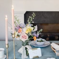 Borrowed Blu Rosewater Helix Taper Candles