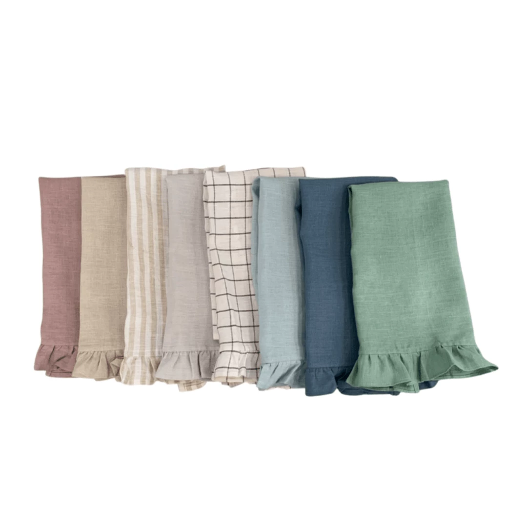 Magic Linen Cake By Courtney Ruffle Rosette Tea Towel 4 Magic Linen Cake By Courtney Ruffle Rosette Tea Towel