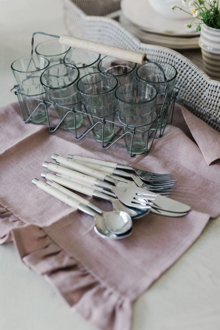 Magic Linen Cake By Courtney Ruffle Rosette Tea Towel 13 Magic Linen Cake By Courtney Ruffle Rosette Tea Towel