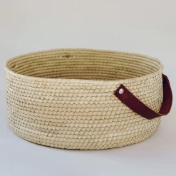 LEAH San Juan Straw Basket Decor