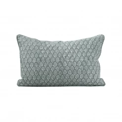 Walter G Scopello Celadon Linen Lumbar Pillow