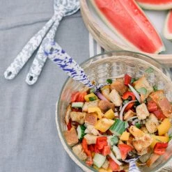 Kiss That Frog New Arrivals Seagrass Basket Salad Bowl