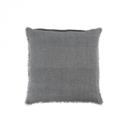Indaba Steel Grey Lina Linen Pillow