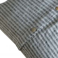 Linen Me Cake By Courtney Sugar Stripe Linen Cushion