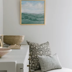 Linen Me Cake By Courtney Sugar Stripe Linen Cushion