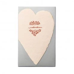 Oblation Papers & Press Gifts Valentine's Heart Card (Set Of 6)