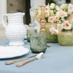 Creative Co-op Summer Verde Bloom Glass