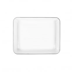 Crow Canyon Home Vintage Enamelware Rectangular Tray