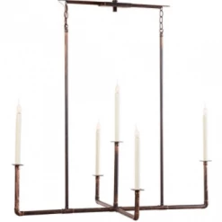 Lowcountry Originals Vintage Longbar With Cross Section Chandelier Chandeliers