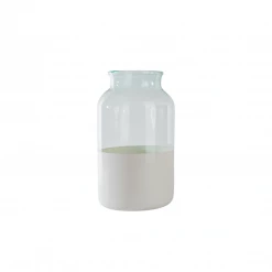 Etu Home White Colorblock Jar Cake By Courtney