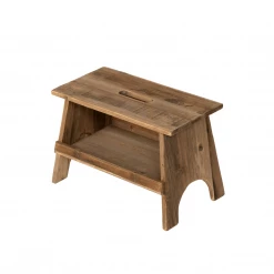 Park Hill Furniture Wooden Rectangular Garden Stool