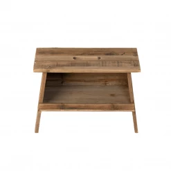 Park Hill Furniture Wooden Rectangular Garden Stool