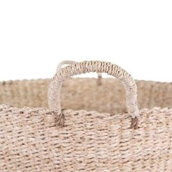 Creative Co-op Decor Woodward Striped Baskets