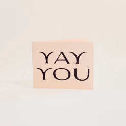 Wilde House Paper Gifts Yay You Card